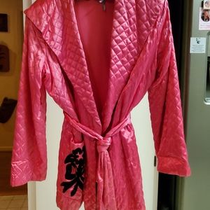 Quilted bed jacket
